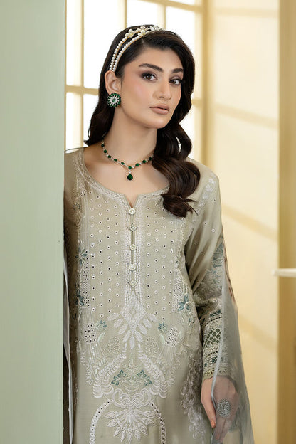 Imrozia Premium | Opaline Drape | IP-190 Silken Halo - Formal Dress - available at Maria Faisal in UK and USA.