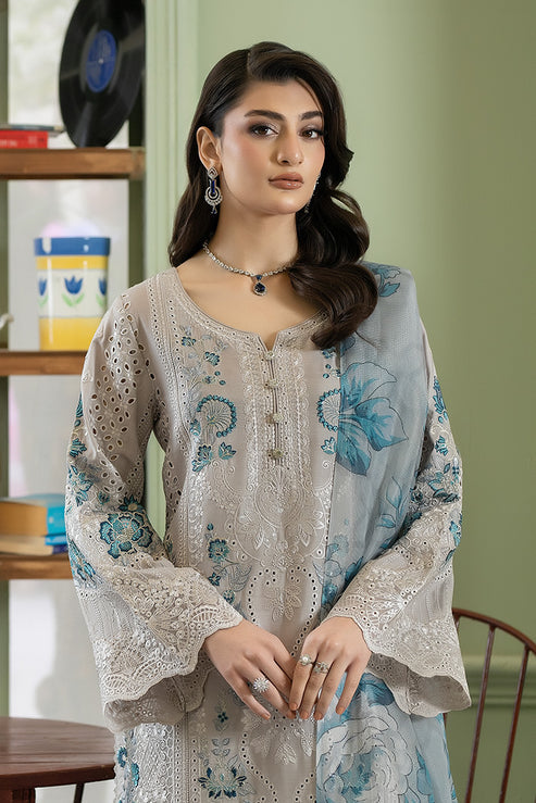 Imrozia Premium | Opaline Drape | IP-192 Cloud Grace - Formal Dress - available at Maria Faisal in UK and USA.