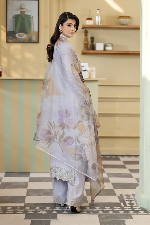 Imrozia Premium | Opaline Drape | IP-195 Glow Drape - Formal Dress - available at Maria Faisal in UK and USA.