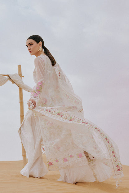 Saira Rizwan | Luxury Lawn 26 | IZEL-SRL26-09 - Dress - available at Maria Faisal in UK and USA.