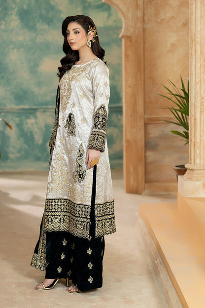 Imrozia Premium | Rukh e Makhmal |  Firaaq - Formal Dress - available at Maria Faisal in UK and USA.