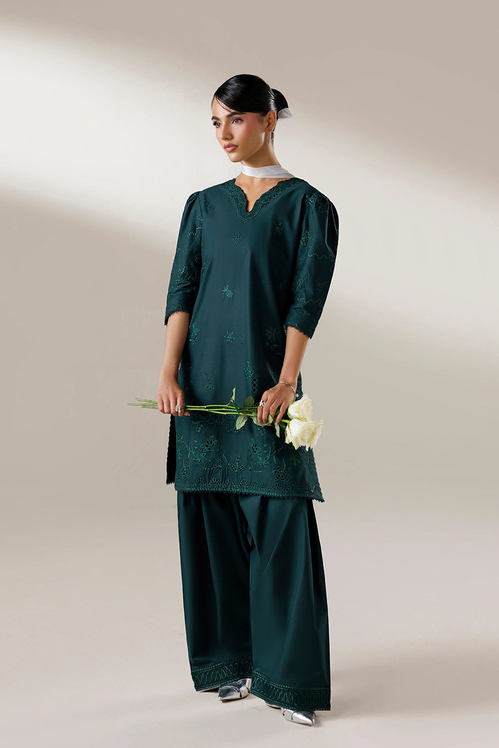Azure | Chic Essentials |Ivy Energy - Casual Dress - available at Maria Faisal in UK and USA.