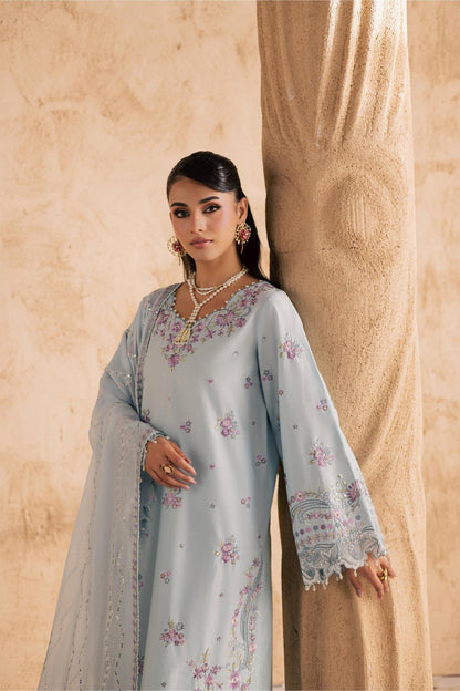 Batik | Festive Eid 26 | Ice - Luxury Dress - available at Maria Faisal in UK and USA.