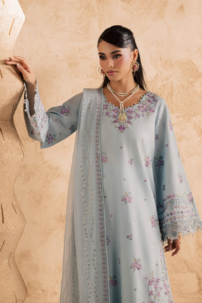 Batik | Festive Eid 26 | Ice - Luxury Dress - available at Maria Faisal in UK and USA.