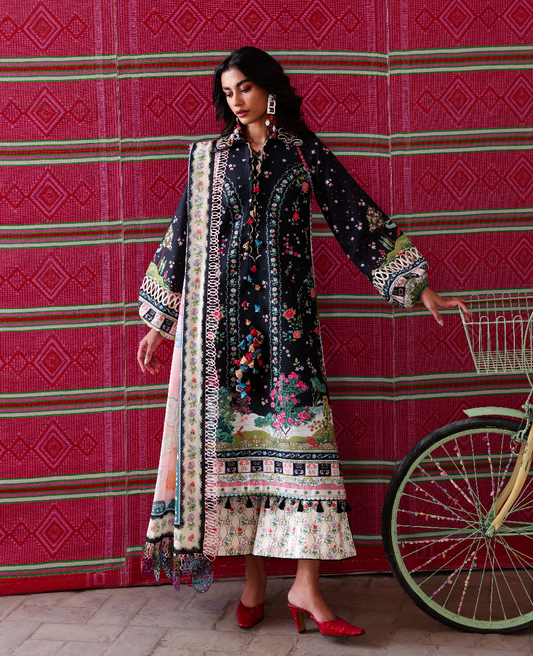 Republic Womenswear | Neoma Summer Prints 26 | Inaya - Luxury Dress - available at Maria Faisal in UK and USA.
