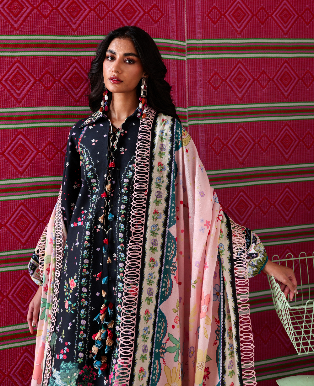 Republic Womenswear | Neoma Summer Prints 26 | Inaya - Luxury Dress - available at Maria Faisal in UK and USA.