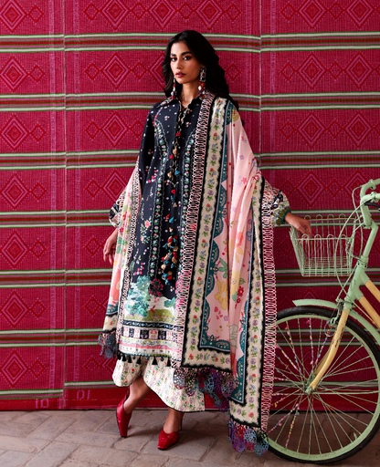 Republic Womenswear | Neoma Summer Prints 26 | Inaya - Luxury Dress - available at Maria Faisal in UK and USA.