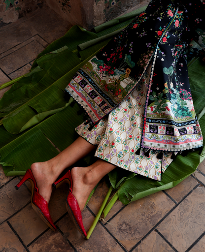 Republic Womenswear | Neoma Summer Prints 26 | Inaya - Luxury Dress - available at Maria Faisal in UK and USA.