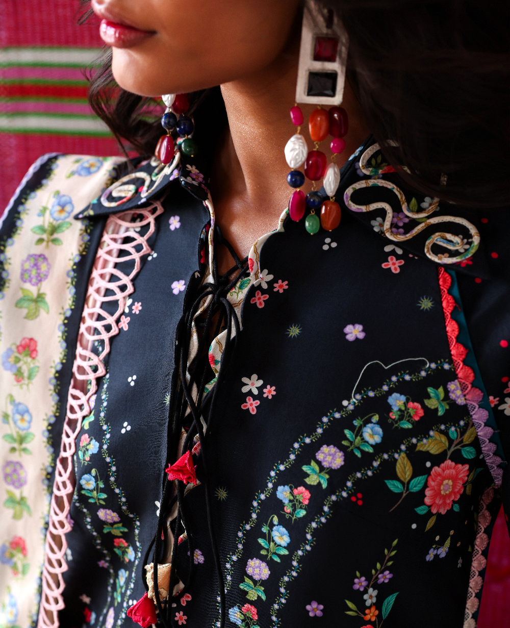 Republic Womenswear | Neoma Summer Prints 26 | Inaya - Luxury Dress - available at Maria Faisal in UK and USA.