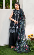 Asifa and Nabeel | Eden Cambric 25 | Ink Blossom ECU25-02 - Ladies Clothes - Maria Faisal