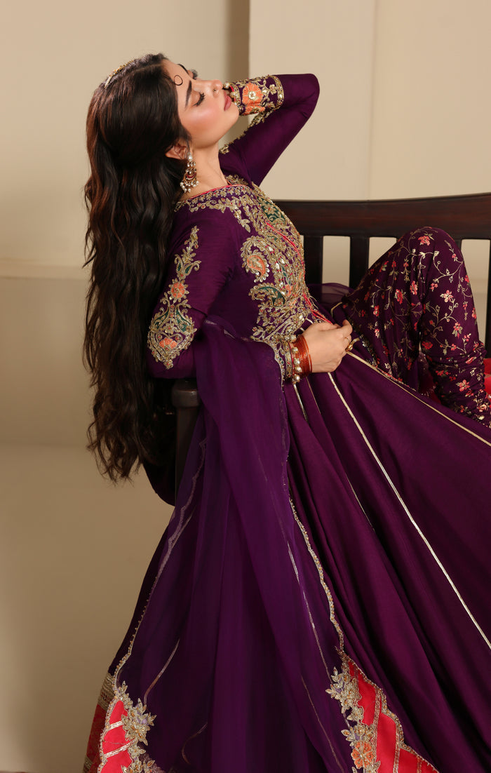 Maya | Dastaan Wedding Formals | ZEENAT - Wedding Dress - available at Maria Faisal in UK and USA.