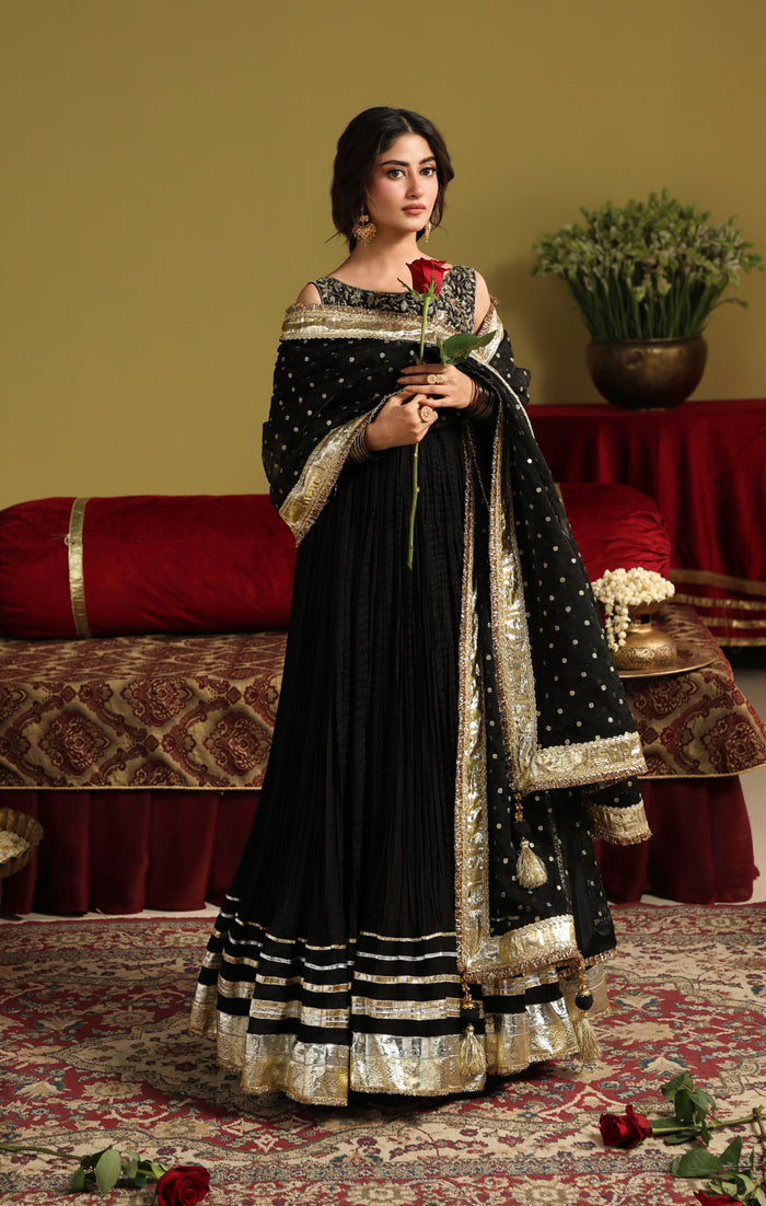 Maya | Dastaan Wedding Formals | RUMI - Wedding Dress - available at Maria Faisal in UK and USA.