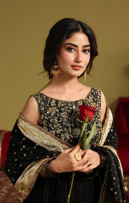 Maya | Dastaan Wedding Formals | RUMI - Wedding Dress - available at Maria Faisal in UK and USA.