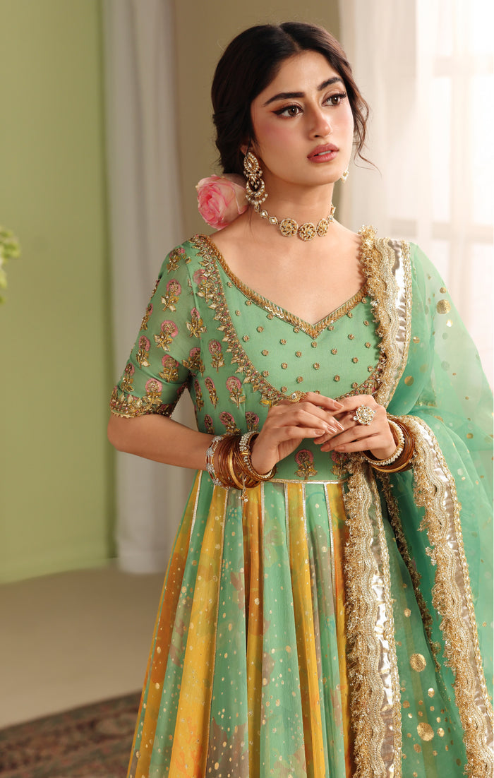 Maya | Dastaan Wedding Formals | HUSNARA - Wedding Dress - available at Maria Faisal in UK and USA.