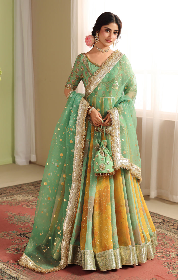 Maya | Dastaan Wedding Formals | HUSNARA - Wedding Dress - available at Maria Faisal in UK and USA.