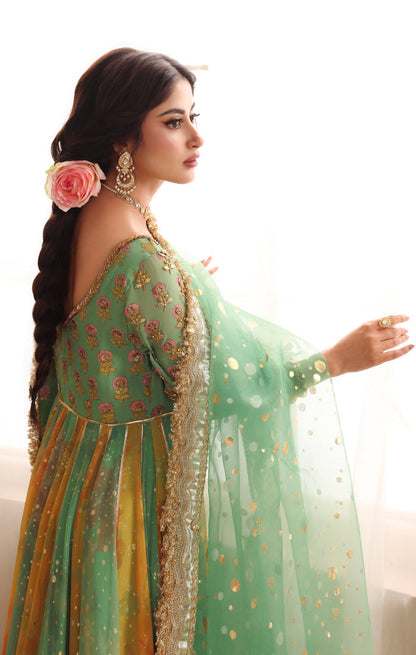 Maya | Dastaan Wedding Formals | HUSNARA - Wedding Dress - available at Maria Faisal in UK and USA.