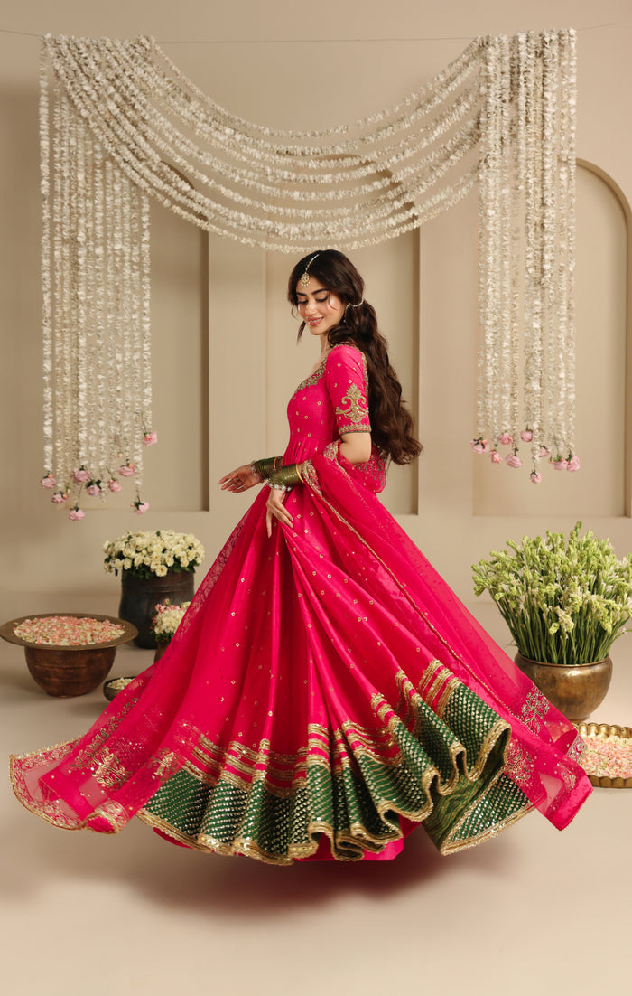 Maya | Dastaan Wedding Formals | NILOFAR - Wedding Dress - available at Maria Faisal in UK and USA.