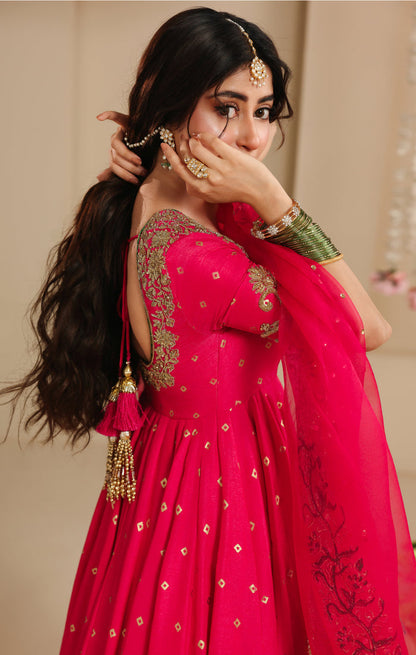 Maya | Dastaan Wedding Formals | NILOFAR - Wedding Dress - available at Maria Faisal in UK and USA.