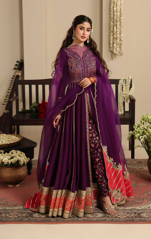 Maya | Dastaan Wedding Formals | ZEENAT - Wedding Dress - available at Maria Faisal in UK and USA.