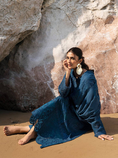 Mahnur | Sirena Luxury Lawn 25 | Iris by Maria Faisal - Registered Vendor of : Mahnur - type : Ladies Clothes - 100% original wedding dresses