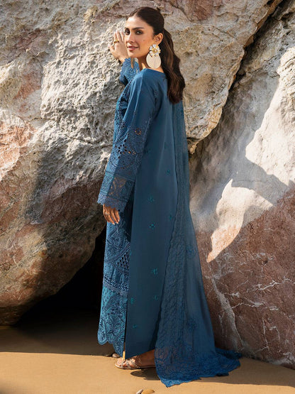 Mahnur | Sirena Luxury Lawn 25 | Iris by Maria Faisal - Registered Vendor of : Mahnur - type : Ladies Clothes - 100% original wedding dresses