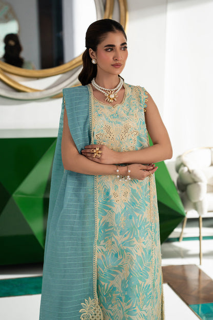 Rangrasiya | Carnation Eid Edit 26 | Isla - Luxury Dress - available at Maria Faisal in UK and USA.