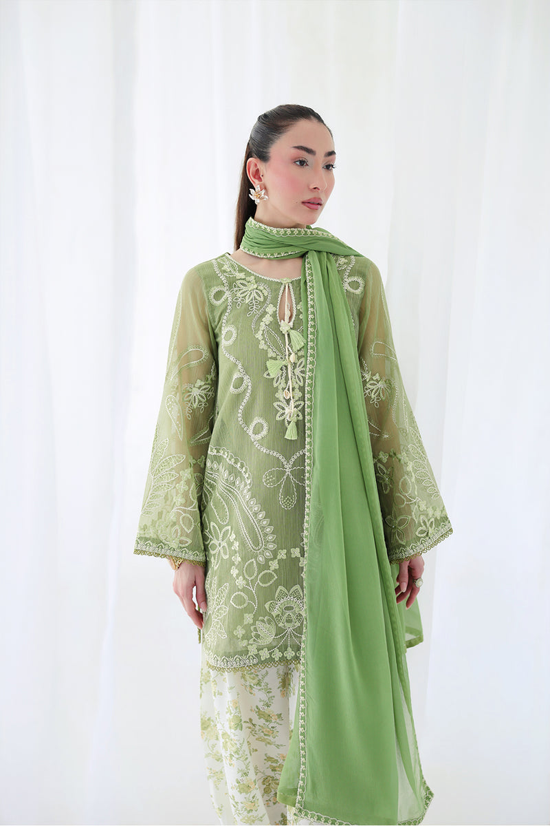Saira Rizwan | Lael Silk Edit 26 | ISOLA-SRLC26-04 - Luxury Dress - available at Maria Faisal in UK and USA.
