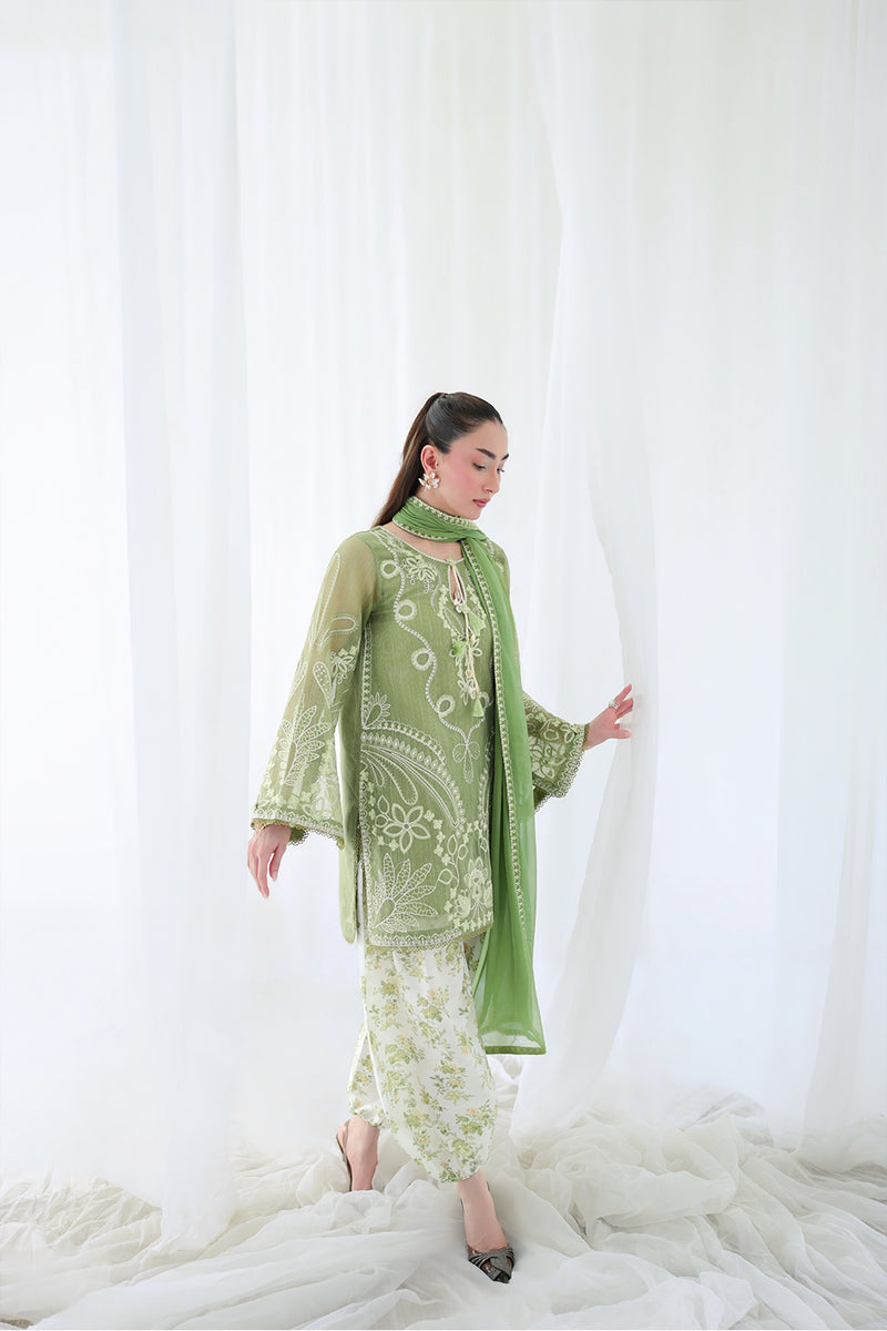 Saira Rizwan | Lael Silk Edit 26 | ISOLA-SRLC26-04 - Luxury Dress - available at Maria Faisal in UK and USA.
