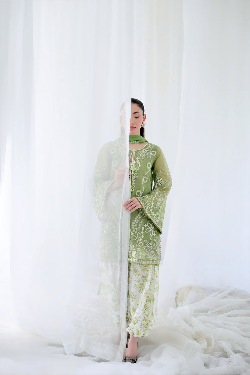 Saira Rizwan | Lael Silk Edit 26 | ISOLA-SRLC26-04 - Luxury Dress - available at Maria Faisal in UK and USA.