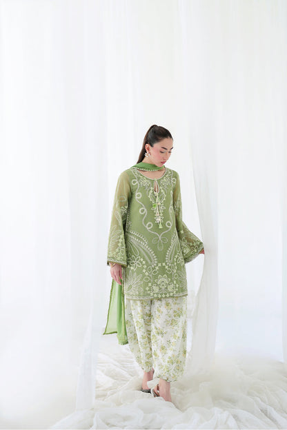Saira Rizwan | Lael Silk Edit 26 | ISOLA-SRLC26-04 - Luxury Dress - available at Maria Faisal in UK and USA.