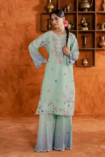 Batik | Festive Eid 26 | Ivoria - Luxury Dress - available at Maria Faisal in UK and USA.