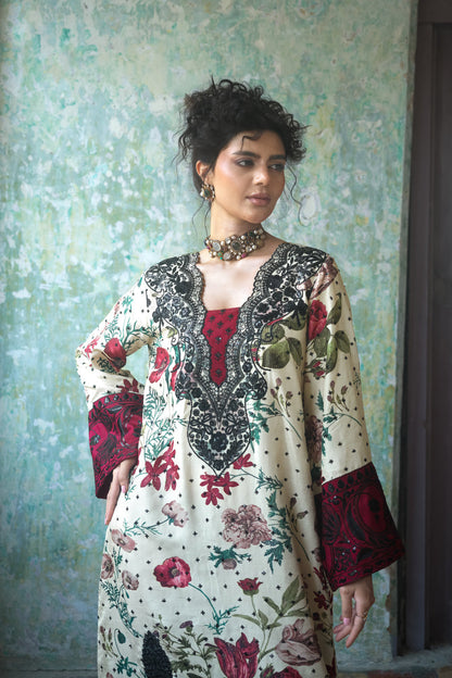 Zainab Chottani | Summer Edition 26 | Ivory Meadow - Formal Dress - available at Maria Faisal in UK and USA.