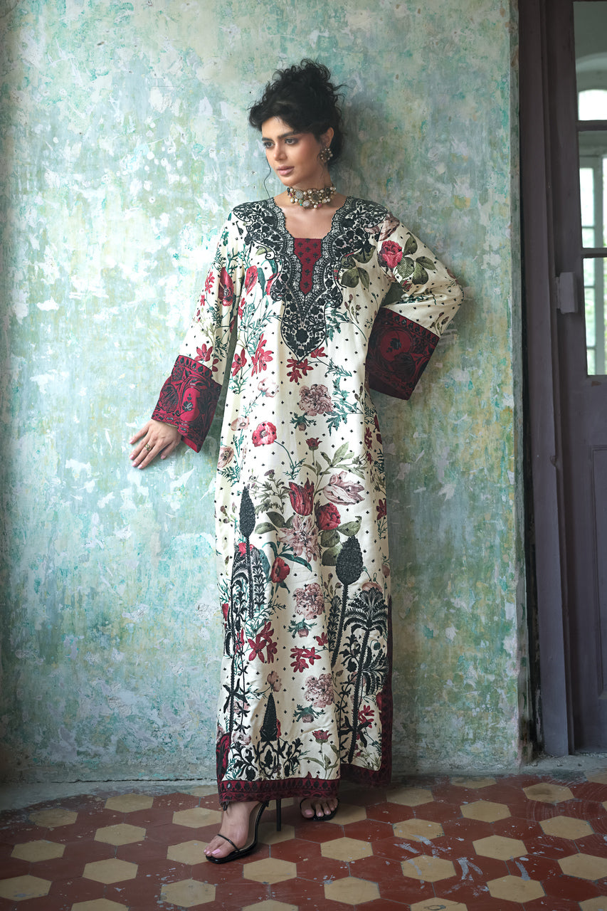 Zainab Chottani | Summer Edition 26 | Ivory Meadow - Formal Dress - available at Maria Faisal in UK and USA.