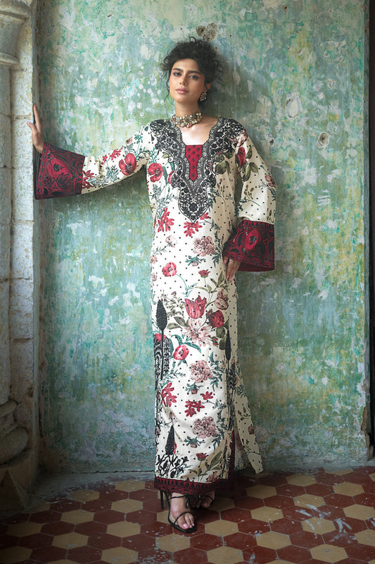 Zainab Chottani | Summer Edition 26 | Ivory Meadow - Formal Dress - available at Maria Faisal in UK and USA.