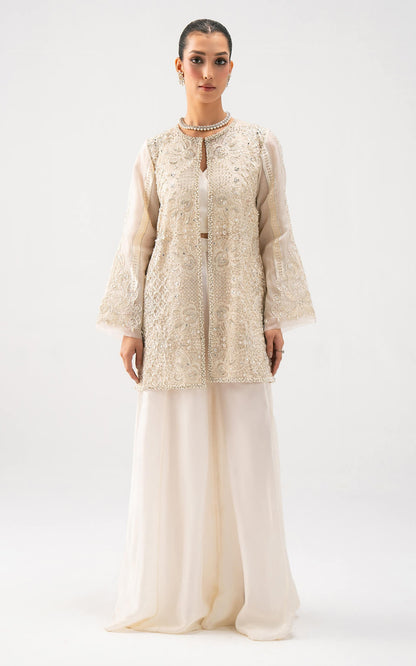 Asifa and Nabeel | Lyle Luxury Formals 25 | Ivory Elan - Ladies Clothes - Maria Faisal