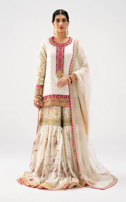Asifa and Nabeel | Lyle Luxury Formals 25 | Ivory Radiance - Ladies Clothes - Maria Faisal