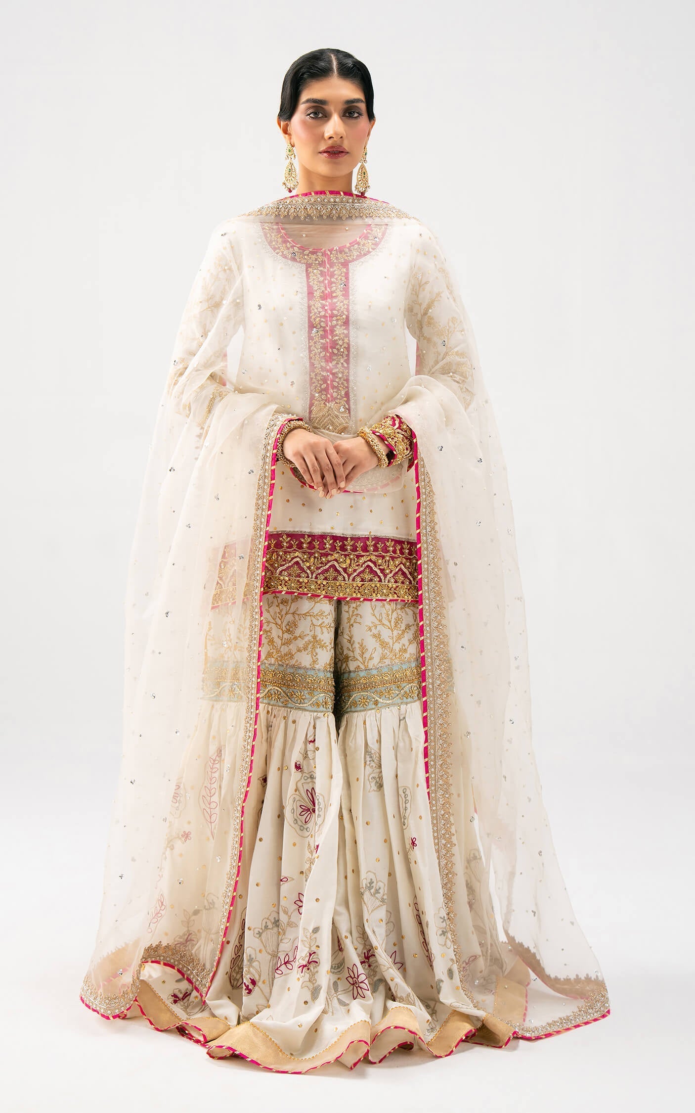Asifa and Nabeel | Lyle Luxury Formals 25 | Ivory Radiance - Ladies Clothes - Maria Faisal