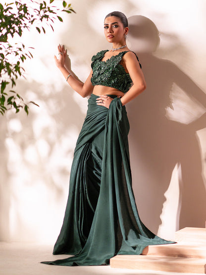 Izel | Stardust Luxury Collection | SLC-001 - Luxe - Designer Dress with Intricate embroidery and embellishments. Shop elegent wedding dress at Maria Faisal.