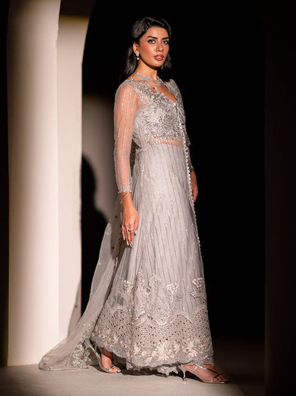 Izel | Stardust Luxury Collection | SLC-005-Aura - Designer Dress with Intricate embroidery and embellishments. Shop elegent wedding dress at Maria Faisal.