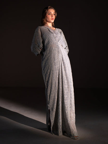 Izel | Stardust Luxury Collection | SLC-007-Glim - Designer Dress with Intricate embroidery and embellishments. Shop elegent wedding dress at Maria Faisal.