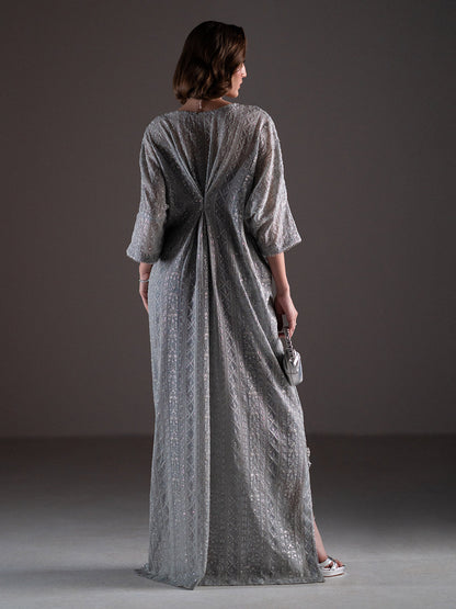 Izel | Stardust Luxury Collection | SLC-007-Glim - Designer Dress with Intricate embroidery and embellishments. Shop elegent wedding dress at Maria Faisal.