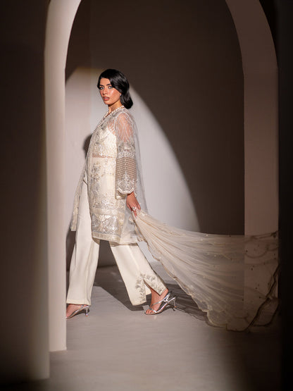 Izel | Stardust Luxury Collection | SLC-011-Cove - Designer Dress with Intricate embroidery and embellishments. Shop elegent wedding dress at Maria Faisal.