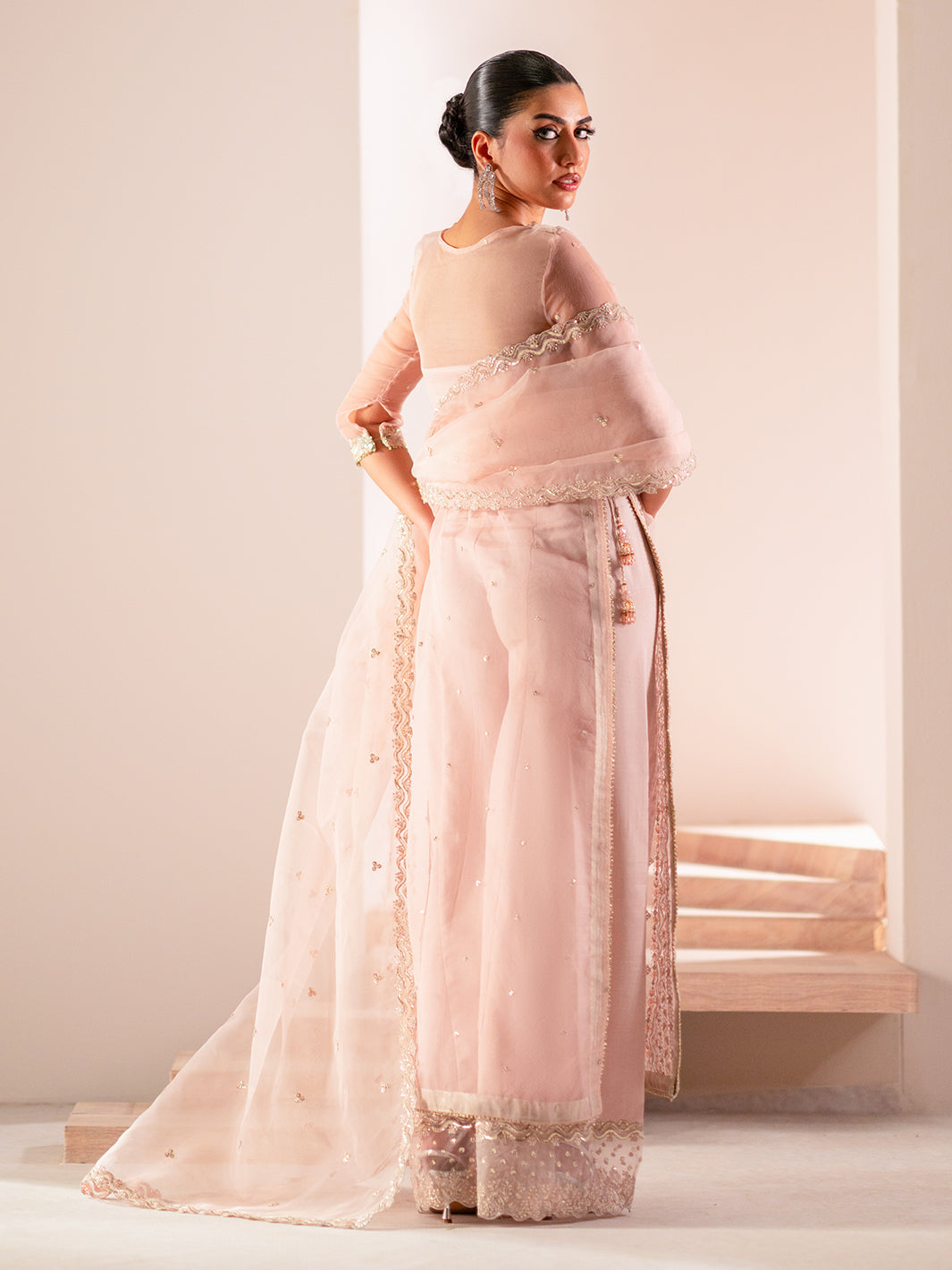 Izel | Stardust Luxury Collection | SLC-002-Astra - Designer Dress with Intricate embroidery and embellishments. Shop elegent wedding dress at Maria Faisal.