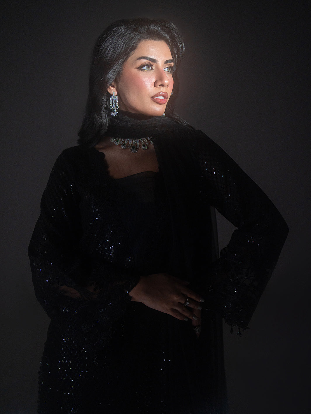 Izel | Stardust Luxury Collection | SLC-014-Zelie - Designer Dress with Intricate embroidery and embellishments. Shop elegent wedding dress at Maria Faisal.