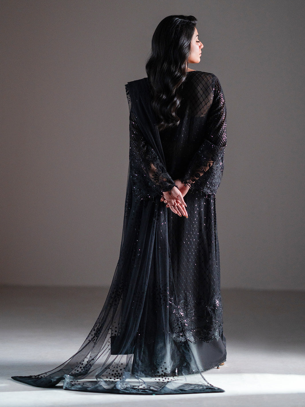 Izel | Stardust Luxury Collection | SLC-014-Zelie - Designer Dress with Intricate embroidery and embellishments. Shop elegent wedding dress at Maria Faisal.