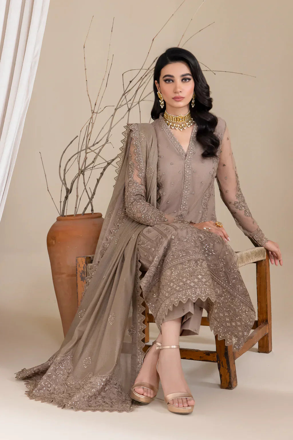 Iznik | Chinnon Chiffon | CC-30 VANESSA - Ladies Clothes - Maria Faisal
