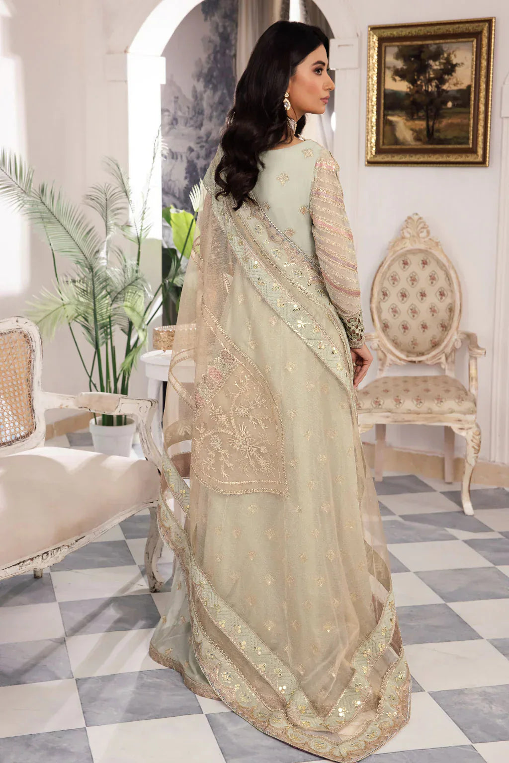 Iznik | Chinnon Chiffon | CC-33 QIANA - Ladies Clothes - Maria Faisal