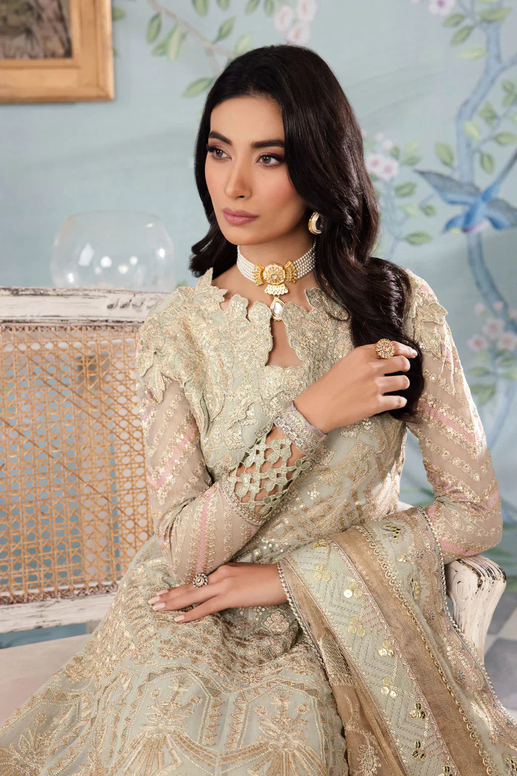 Iznik | Chinnon Chiffon | CC-33 QIANA - Ladies Clothes - Maria Faisal
