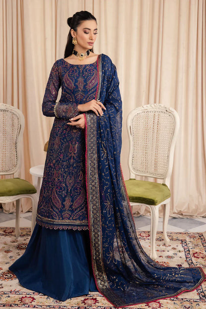 Iznik | Chinnon Chiffon | CC-34 ASHAH - Ladies Clothes - Maria Faisal