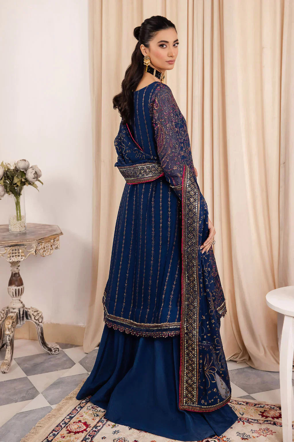 Iznik | Chinnon Chiffon | CC-34 ASHAH - Ladies Clothes - Maria Faisal
